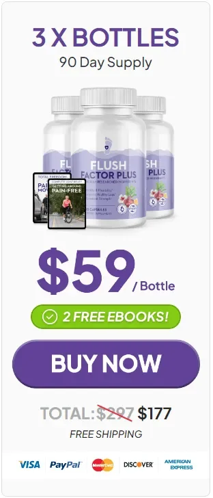 flush factor plus  3 bottles
